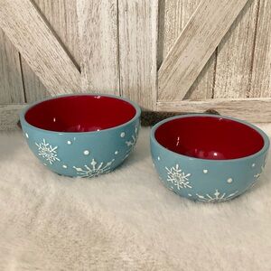 Hallmark Snowflake  Bowls